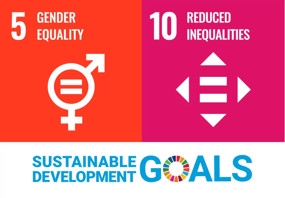 Sustainable Development Goals 5 Gender Equality and 10 Reduced Inequalities